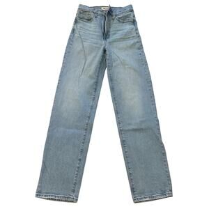 Madewell Perfect Vintage Straight Lightwash Jean, Size 24